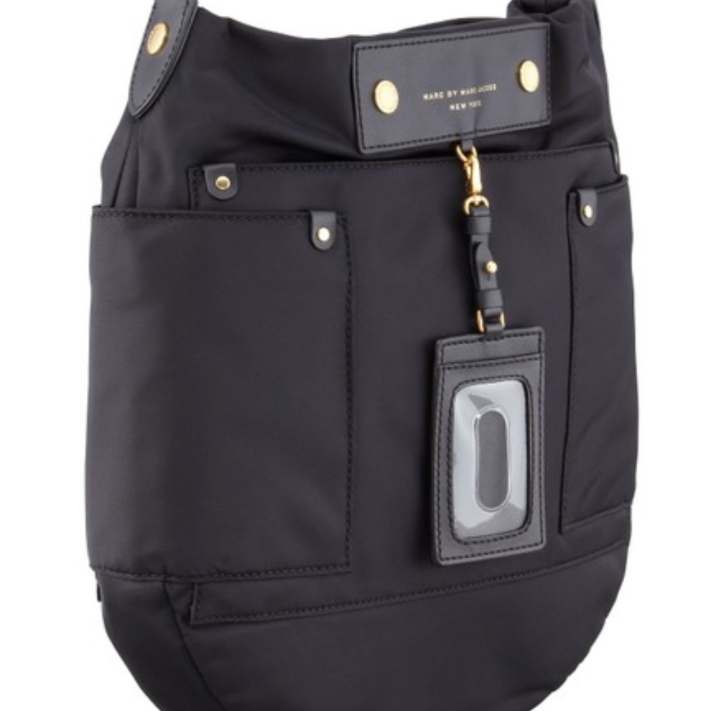 MARC JACOBS PREPPY BLACK HOBO BAG - Picture 1 of 6